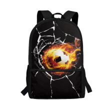 Sac à dos de football américain pour enfants, grande capacité (17 pouces), idéal pour les enfants de 5 à 15 ans, de la maternelle au primaire.