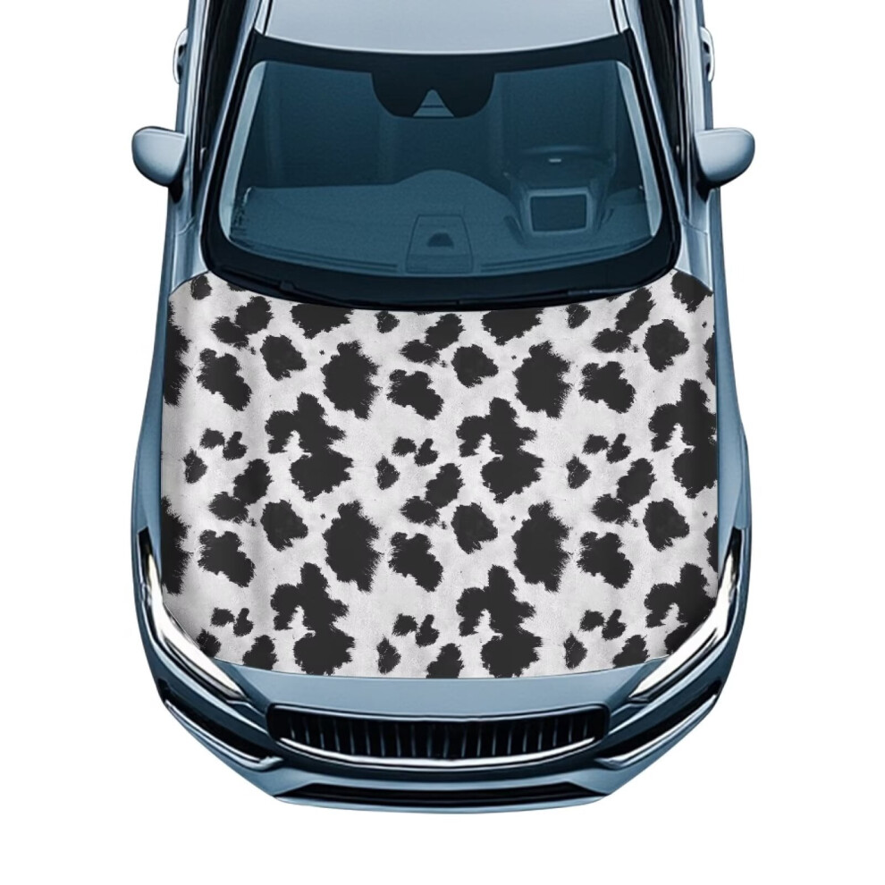 Cow Print Hood Cover Â Tear-Resistant, Waterproof & Stretchable Protector For Auto, Car, Truck, Van, Suv Â Compatible With Most Vehicles 9405492235960