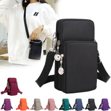 Bolsa transversal de verão feminina, estilo sling, para viagens, com proteção antifurto, ideal para atividades ao ar livre, caminhadas e passeios,