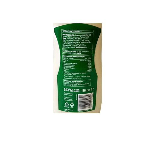 Chef's Larder Caesar Dressing - 1 Litre 2