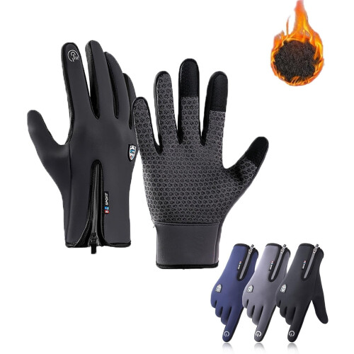 Bomaze Heated Gloves USB Windproof Waterproof Touchscreen 3