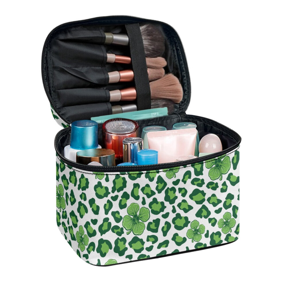 Cosmetic Organizer Bag with Brush Slots Polyester 1 Pack