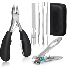 Coupe-ongles professionnel 6 en 1 pour ongles Ă©pais et incarnĂ©s, kit de podologue amĂ©liorĂ© pour hommes, compatible avec le kit de coupe-ongles Ă