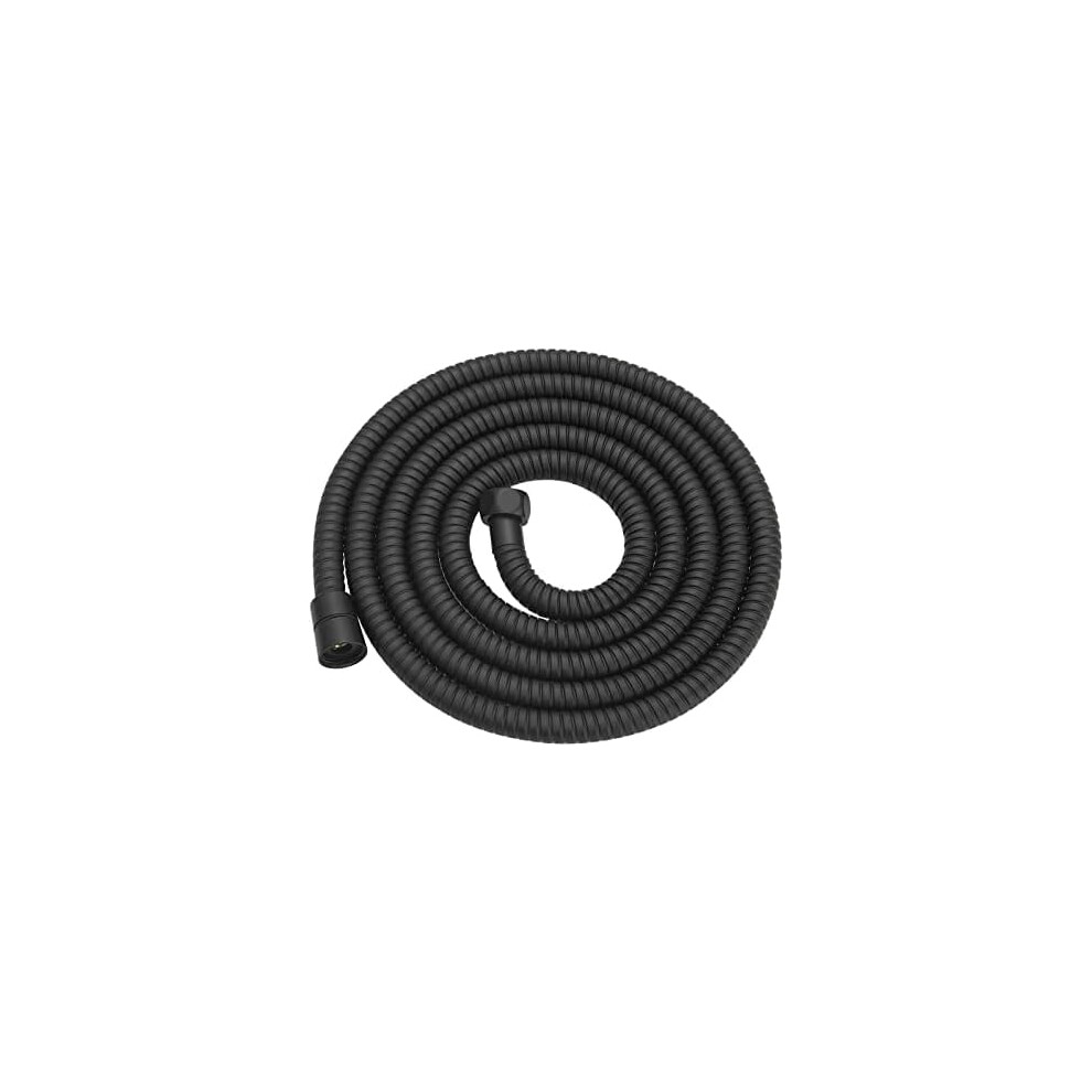 98 Inches Shower Hose Shower Head Extension Hose Extra Long Stainless Steel Shower Tube Attachment Flexible Handheld Shower Sprayer Hose, Matte Black 9405492239050