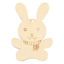 Offerta imperdibile: 1 pezzo di ornamenti pasquali in legno da appendere, fette di legno non rifinite, uova, lavoretti pasquali per bambini,