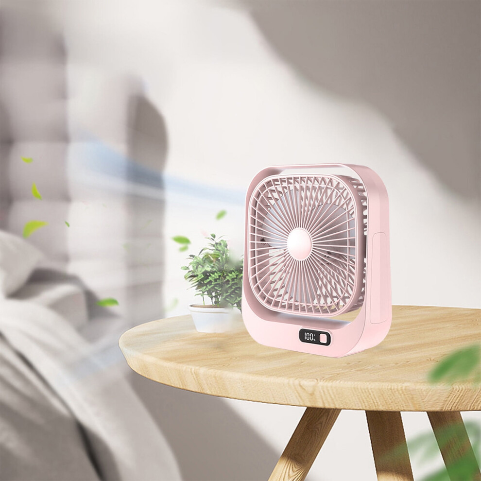 Desktop Fan Rechargeable Usb Powered 3 Speeds 9101399755579