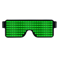 LED Glasses, LED Party Glasses Light Up Eyeglasses Multicolor LED Luminous Glasses with 11 Modes for Nightclubs