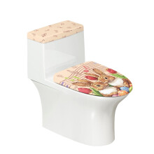 WC-kansi, pysyy paikallaan joustavasta kankaasta, U-muotoinen, kani