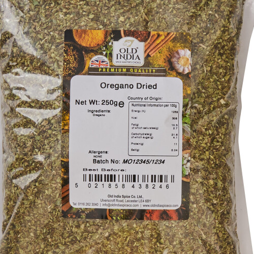 Old India Oregano Dried 250g 1