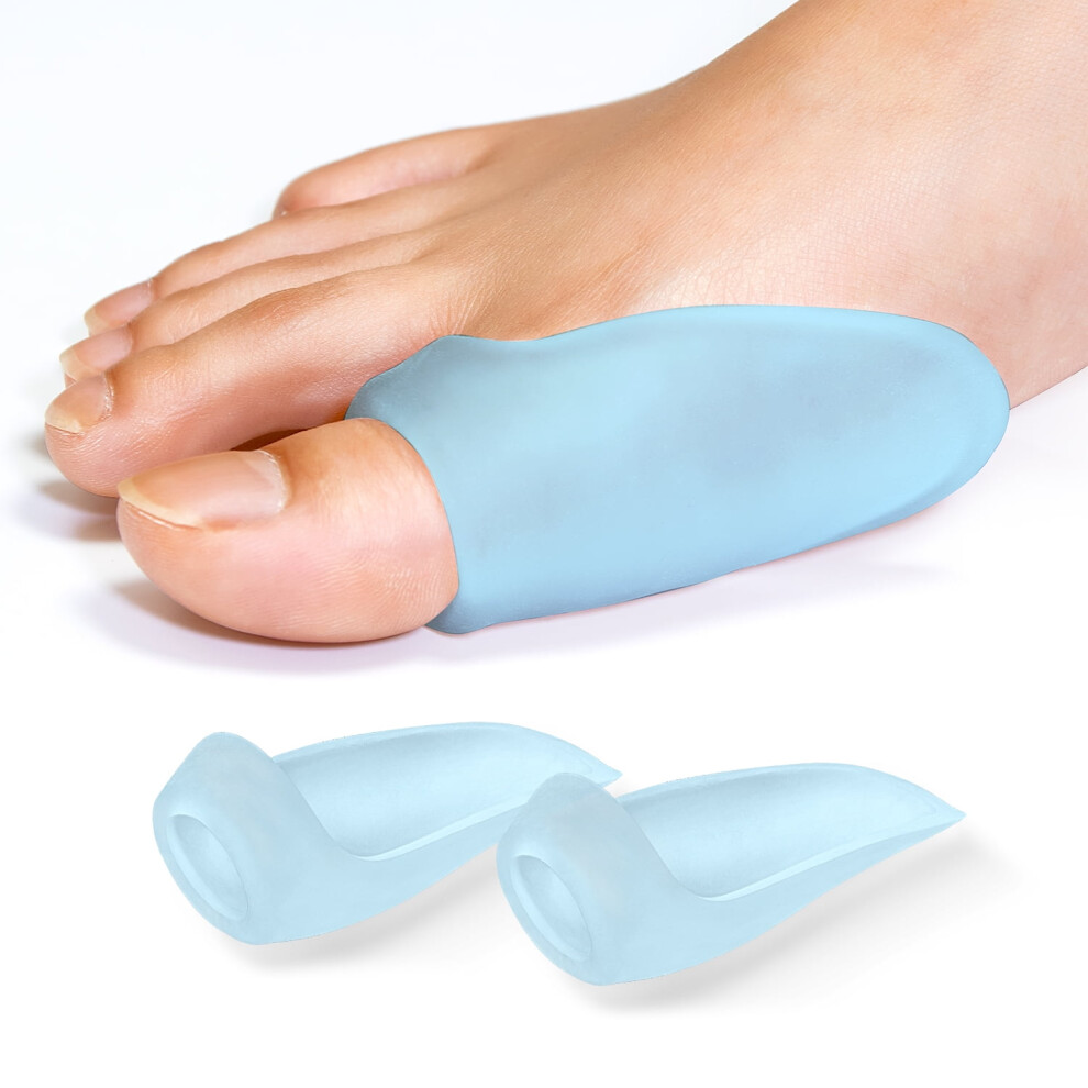 Gel Bunion Protector Shield, 12-Pack Bunion Pads & Cushions for Big Toe â Relieves Friction, Rubbing & Pressure (FSA/HSA Eligible) â Blue