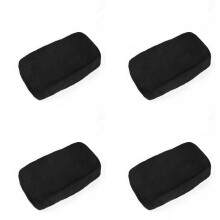 4 copribraccioli spessi in memory foam per sedie da ufficio – Compatibili con la maggior parte delle sedie