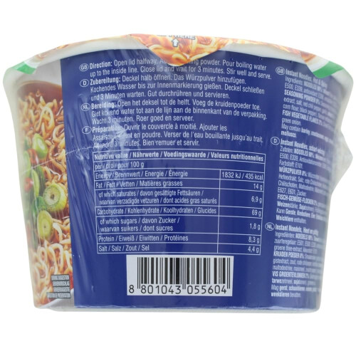 NONGSHIM Instant Bowl Pasta Sharp Multipack (12 x 100 g) 1