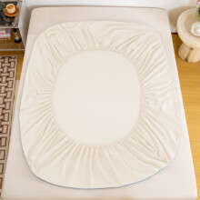 Drap-housse King, microfibre brossée, doux et confortable, beige uni, housse de protection pour matelas, compatible avec les matelas King