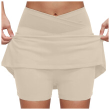 Dámské kraťasy s kapsami, stahující bříško, plus size, sukně, pro ženy, vysoký pas, sportovní kalhoty, sukně, ležérní kraťasy,
