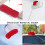 Feather Duster, Extendable Duster Microfiber Long Extension Pole Scratch Resistant Cover, Washable, Cleaning High Ceiling Fans, Blinds, Cobweb (Red) 5