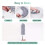 OFFCUP Feather Duster, Extendable Microfiber Duster with 96" Stainless Steel Telescopic Pole and Bendable Head, Long Handled Dusters for Cleaning 4