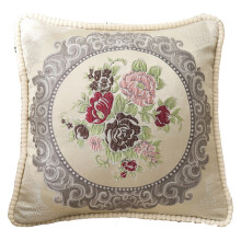 Pillow Cover Polyester Smooth Zipper Detachable 45x45 cm