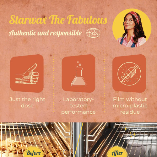 STARWAX THE FABULOUS - Doses of soda crystals Ready to use - 1 dose = 1 wash - Degrease, scrub and wash walls - Ultra efficient - Natural origin - 2