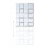 Duschrollo, wasserabweisend, Retro-Fliesen-Design 5