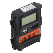 K1688 Solar-Laderegler 12V/24V 10A PWM Orange mit 2 USB