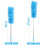 ASelected Extendable Microfiber Duster Duster with 108" Telescoping Extension Pole No Scratch to Ceiling Washable Hand Duster for Cleaning High 2