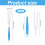 3pcs Duster Handle, Plastic Replacement Detachable Dust Handle Mop Extended Handle Compatible with Swiffer Cleaning Duster Mop Extension Handles 2