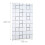 Duschrollo, wasserabweisend, Retro-Fliesen-Design 3