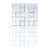 Duschrollo, wasserabweisend, Retro-Fliesen-Design 5