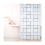 Duschrollo, wasserabweisend, Retro-Fliesen-Design 9