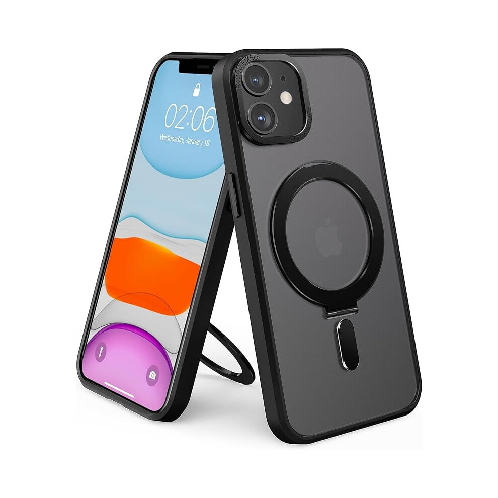 Iphone 14 Pro Max Magnetic Matte Case With Stand And 9362892733376