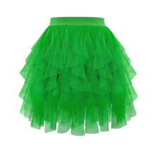 Tulle Skirt for Women Mini Irregular Layered Tutu Skirt