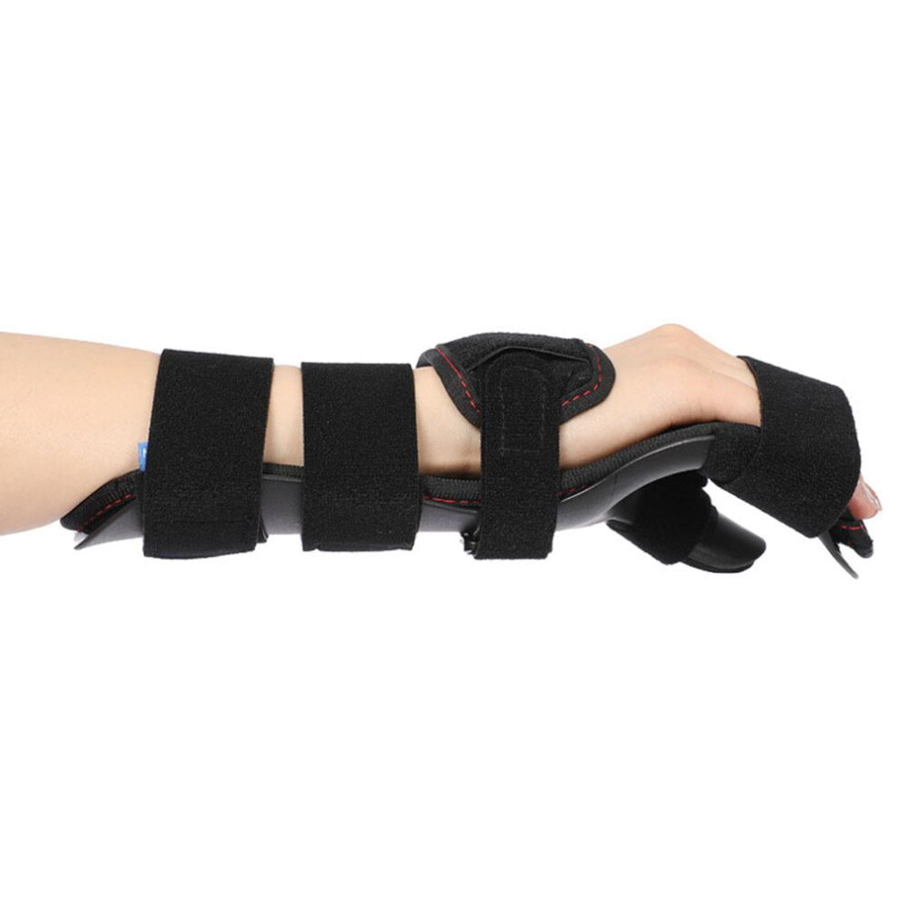 Stroke Resting Hand Splint, Night Immobilizer for Wrist/Finger Flexion Contractures, 5-Finger Stabilizer for Arthritis, Carpal Tunnel & Muscle