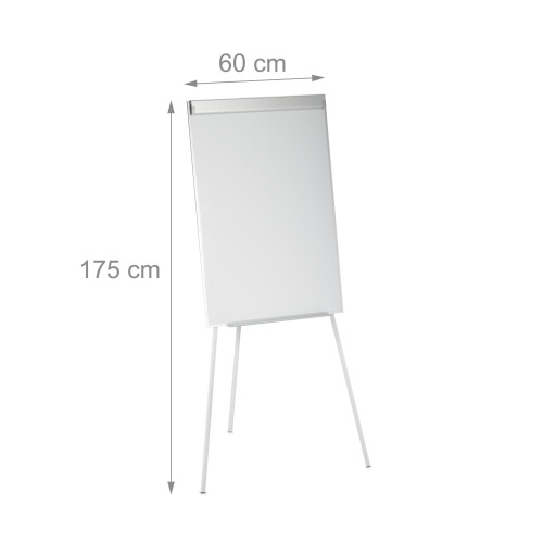 Flipchart-Whiteboard mit Papierhalter, magnetische Oberfläche 1