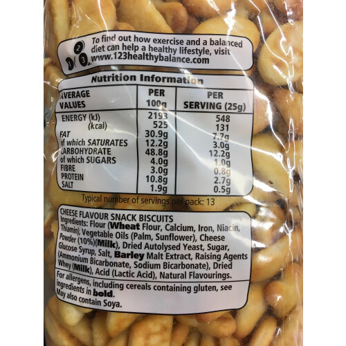 Crawford's Biscuits Cheese Savouries 325 G 1