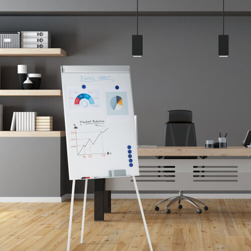 Flipchart-Whiteboard mit Papierhalter, magnetische Oberfläche 2