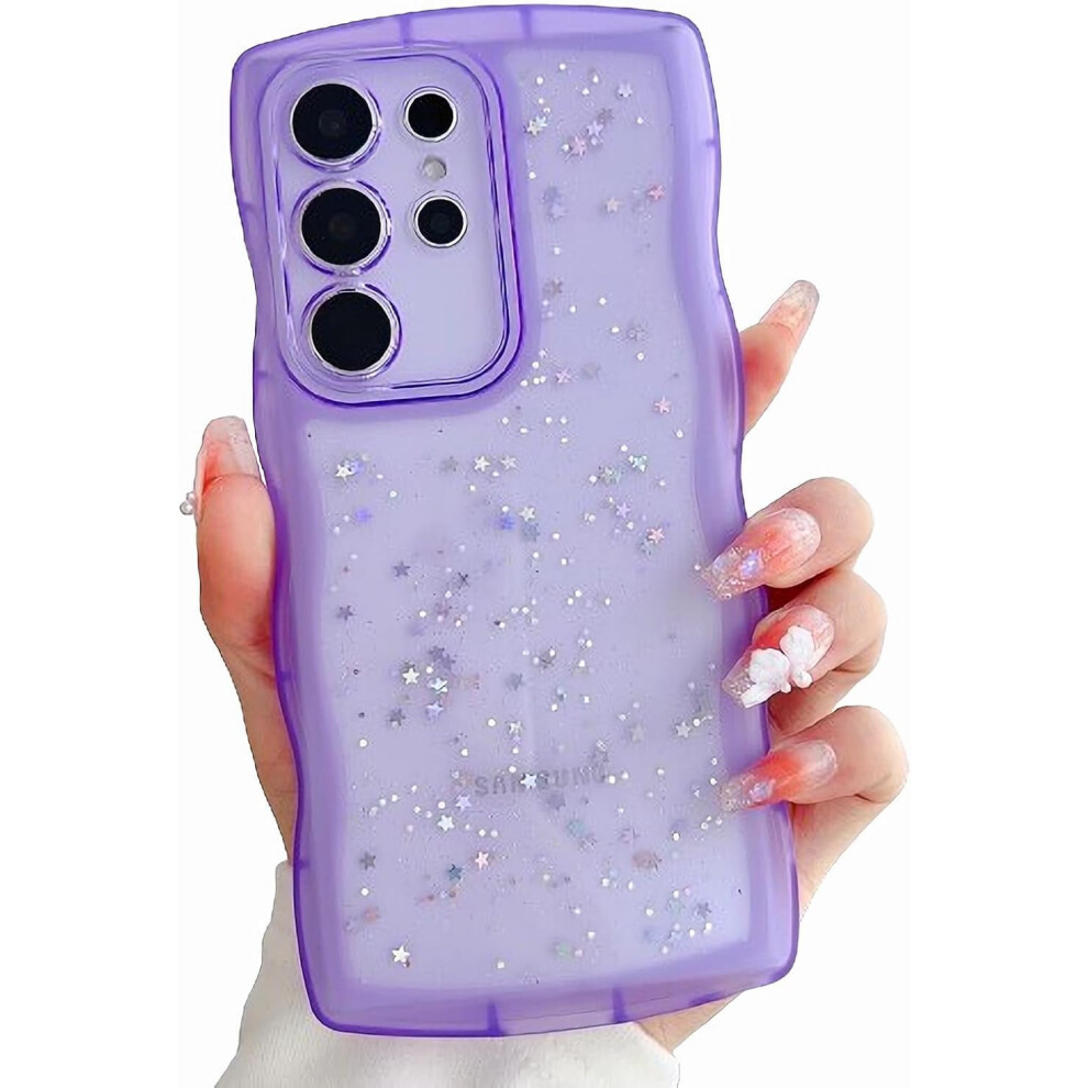 Glitter Clear Phone Case For Samsung Galaxy S22 Ultra 9341593931519
