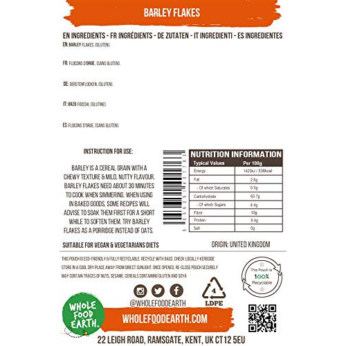 Barley Flakes 1kg 1