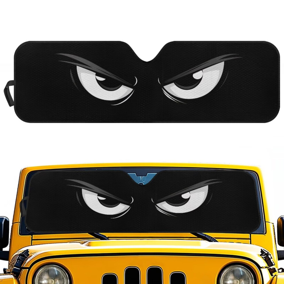 Foldable Windshield Sun Shade For Jeep Wrangler Jl & 4Xe (2024-2025), Compatible With 2/4 Door Models 9426043651305