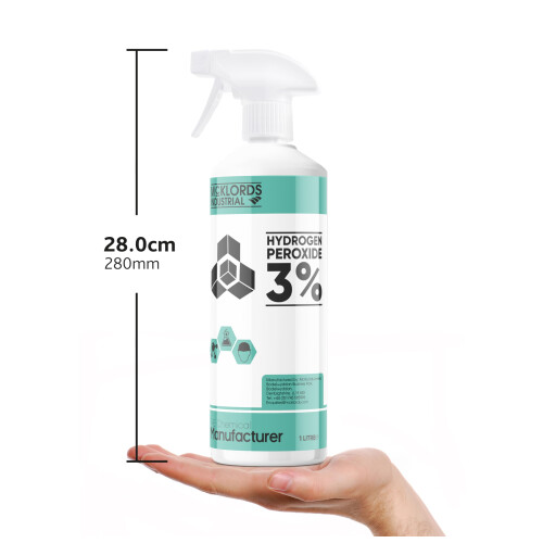 McKLords Hydrogen Peroxide 3%, 1 Litre 2