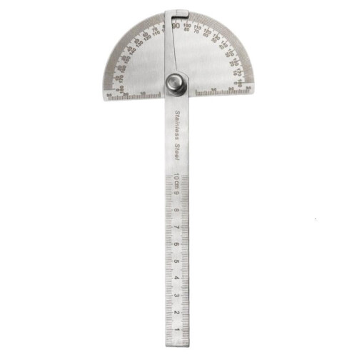 0-180 Round Head Protractor Angle Finder Ruler Angle Protractor Easy to Use