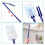 Replacement Handle Compatible with Swiffer Duster Refill, Extended Handle Only Telescopic Extended Pole Adjustable Length Duster Handle for Home 3
