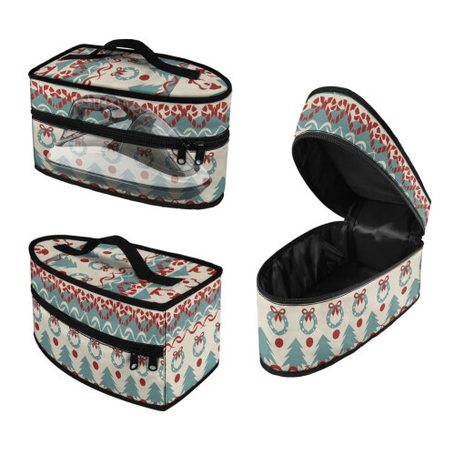 Bow Tree Pattern Steamer Oganizer Irons Accessories Durable & Protective Carrying Case Durable & Protective Organizer, Case Only