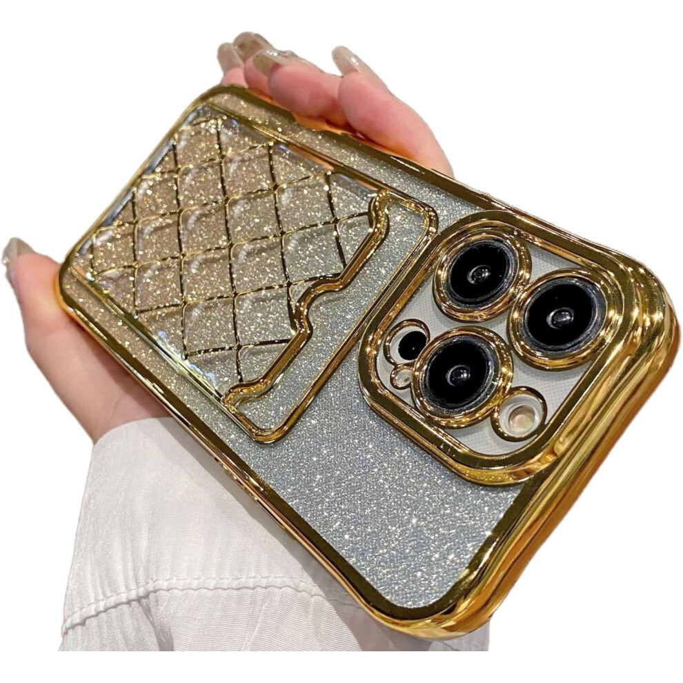 Electroplated Phone Case For Iphone 15/14/13 Pro Max 2 Gold 9341593945042