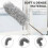 Extendable Feather Duster for Cleaning,110 Inches Bendable Microfiber Dusters Long Telescopic Dusters with Pole and Handle for Cleaning Ceiling 3