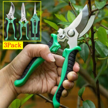 3-Pack Garden Pruning Shears, Stainless Steel Scissors & Clippers – Compatible with Gardening Tools