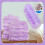 12 PCS Purple Duster Refills, Extendable Microfiber Duster with 1 Extendable Handle + 1 Short Handle Fluffy Dusters Flash Dusters Magnet Refill for 2