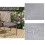 Chair Cushion Artificial Leather Square Washable Removable 6
