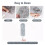 Vicloon Extendable Feather Duster,Bendable Reusable Microfiber Duster with 100" Extra Telescopic Extending Pole for Cleaning Ceiling Fan High Ceiling 3