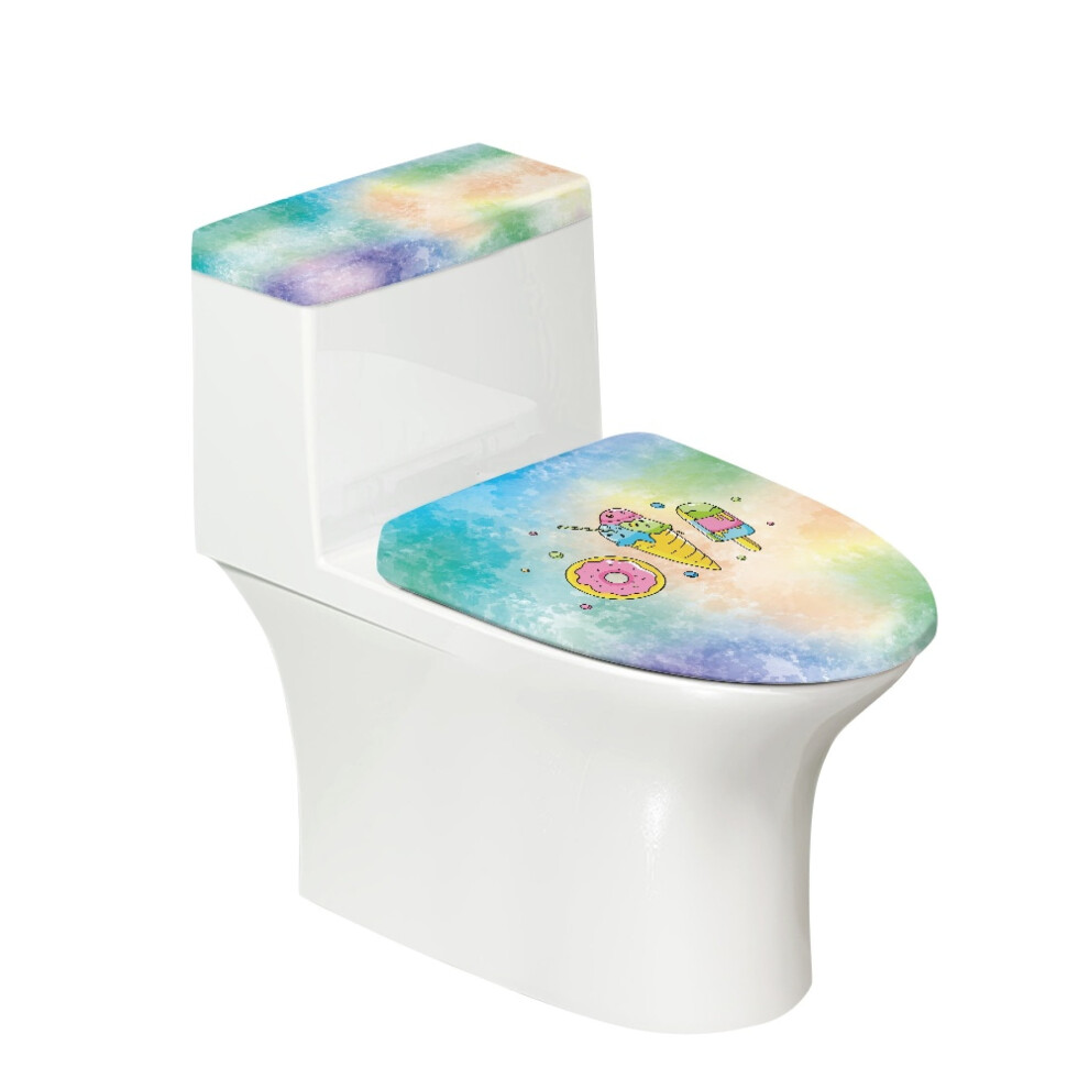 Toilet Lid Dust Cover Elastic Fabric Set 1 Pack 9341593954280