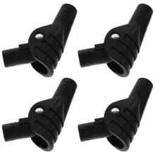 Tent Parts 4Pcs Black Plastic Joints for Repair and Replacement in Camping